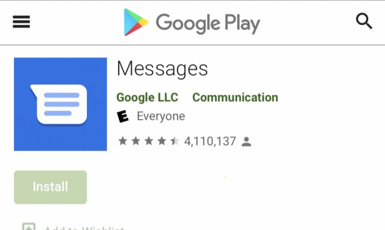 Google Messages Android